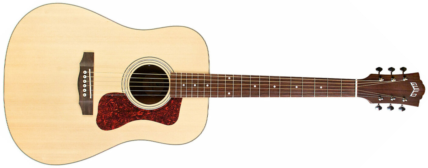 Guild D-240e Westerly Dreadnought Epicea Acajou - Natural - Guitarra electro acustica - Main picture