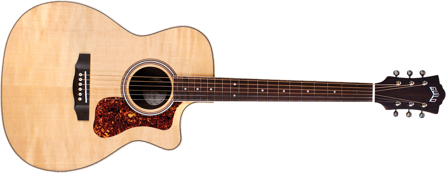 Guild Om-250ce Reserve Westerly Orchestra Cw Epicea Palissandre Pf - Natural - Guitarra electro acustica - Main picture