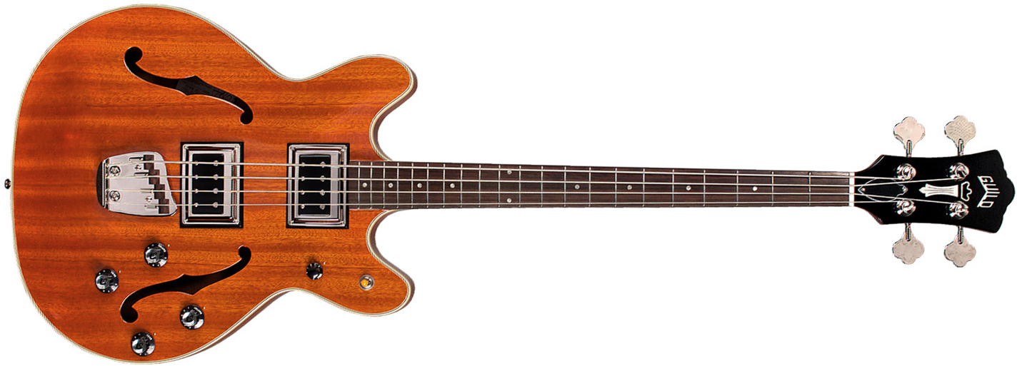 Guild Starfire Bass Ii Newark St Collection Rw - Natural - Bajo eléctrico semi caja - Main picture