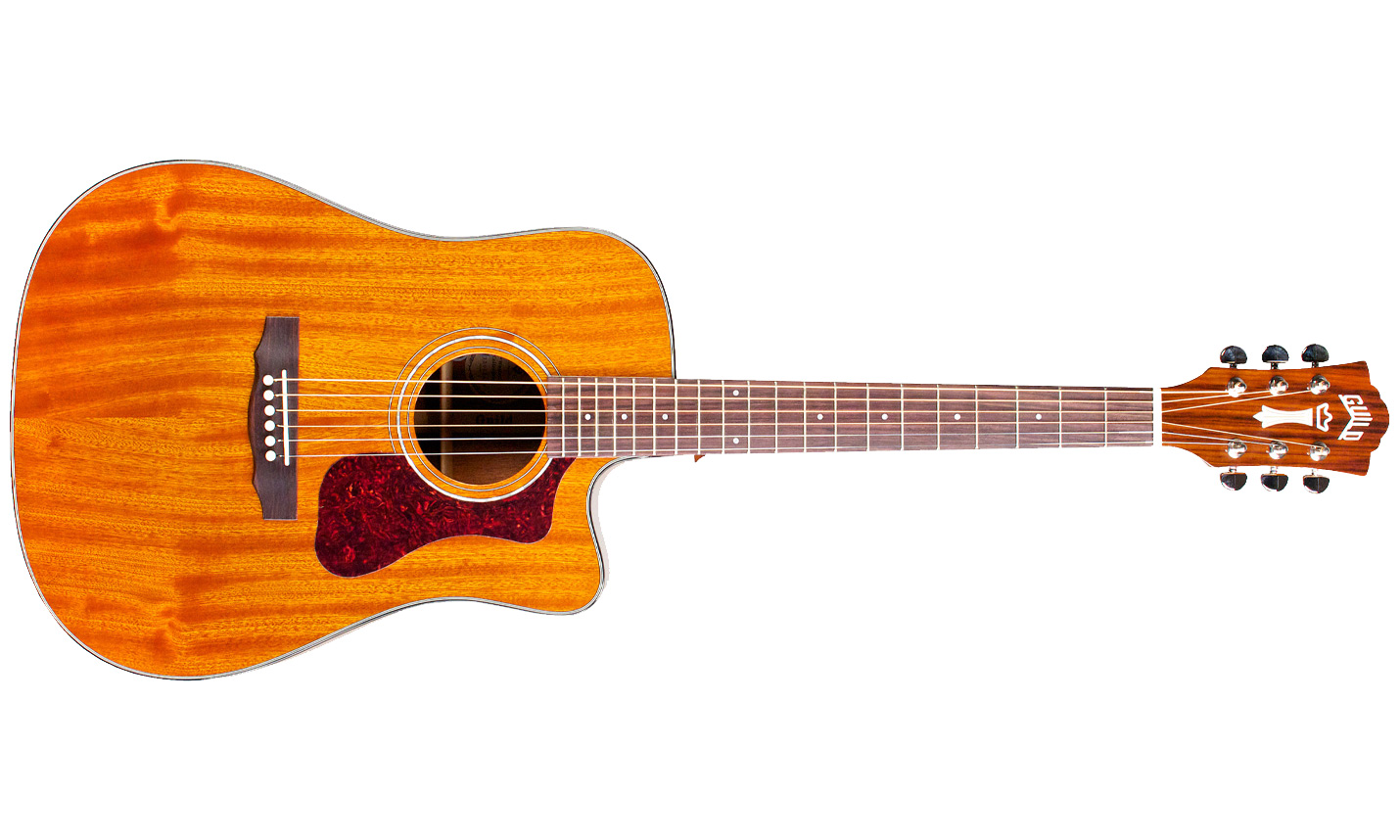 Guild D-120ce Westerly Dreadnought Cw Tout Acajou Rw +housse - Natural - Guitarra electro acustica - Variation 1