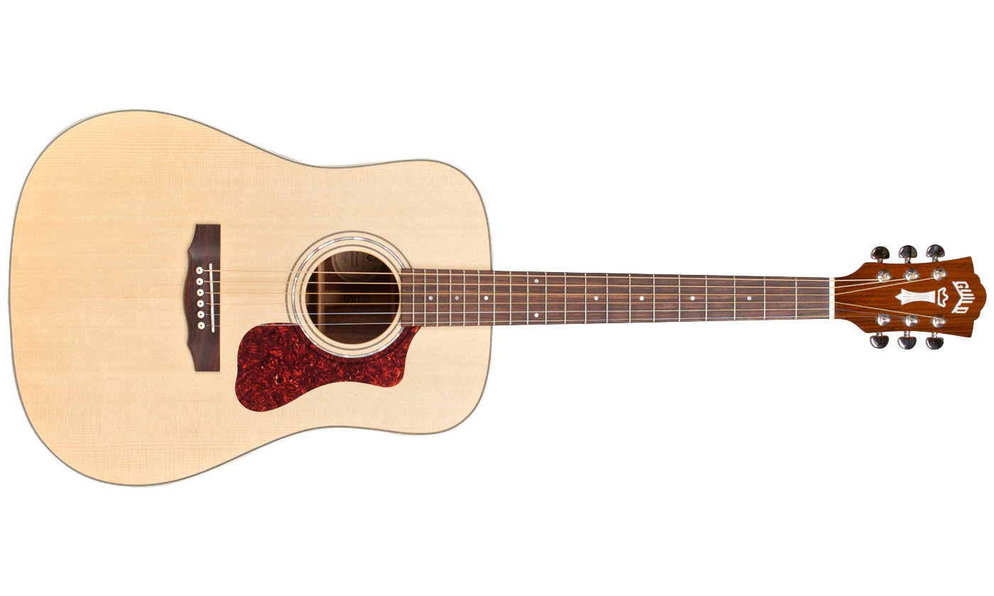 Guild D-140 Westerly Dreadnought Epicea Acajou Rw +etui - Natural - Guitarra acústica & electro - Variation 1