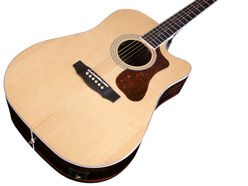 Guild D-260ce Deluxe Westerly Dreadnought Cw Epicea Ebene Pf - Natural - Guitarra electro acustica - Variation 2