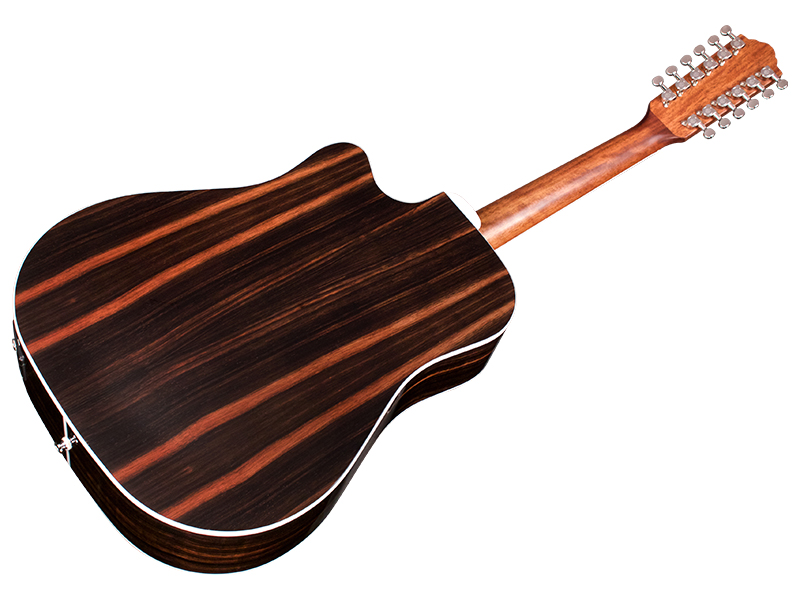 Guild D-2612ce Deluxe Westerly Dreadnought Cw 12c Epicea Ebene Pf - Antique Burst - Guitarra electro acustica - Variation 4