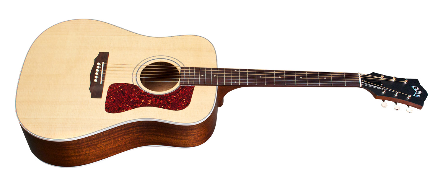 Guild D-40 Usa Dreadnought Epicea Acajou - Natural Satin - Guitarra acústica & electro - Variation 1