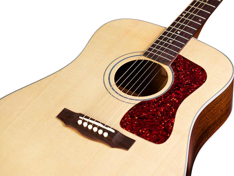 Guild D-40 Usa Dreadnought Epicea Acajou - Natural Satin - Guitarra acústica & electro - Variation 3