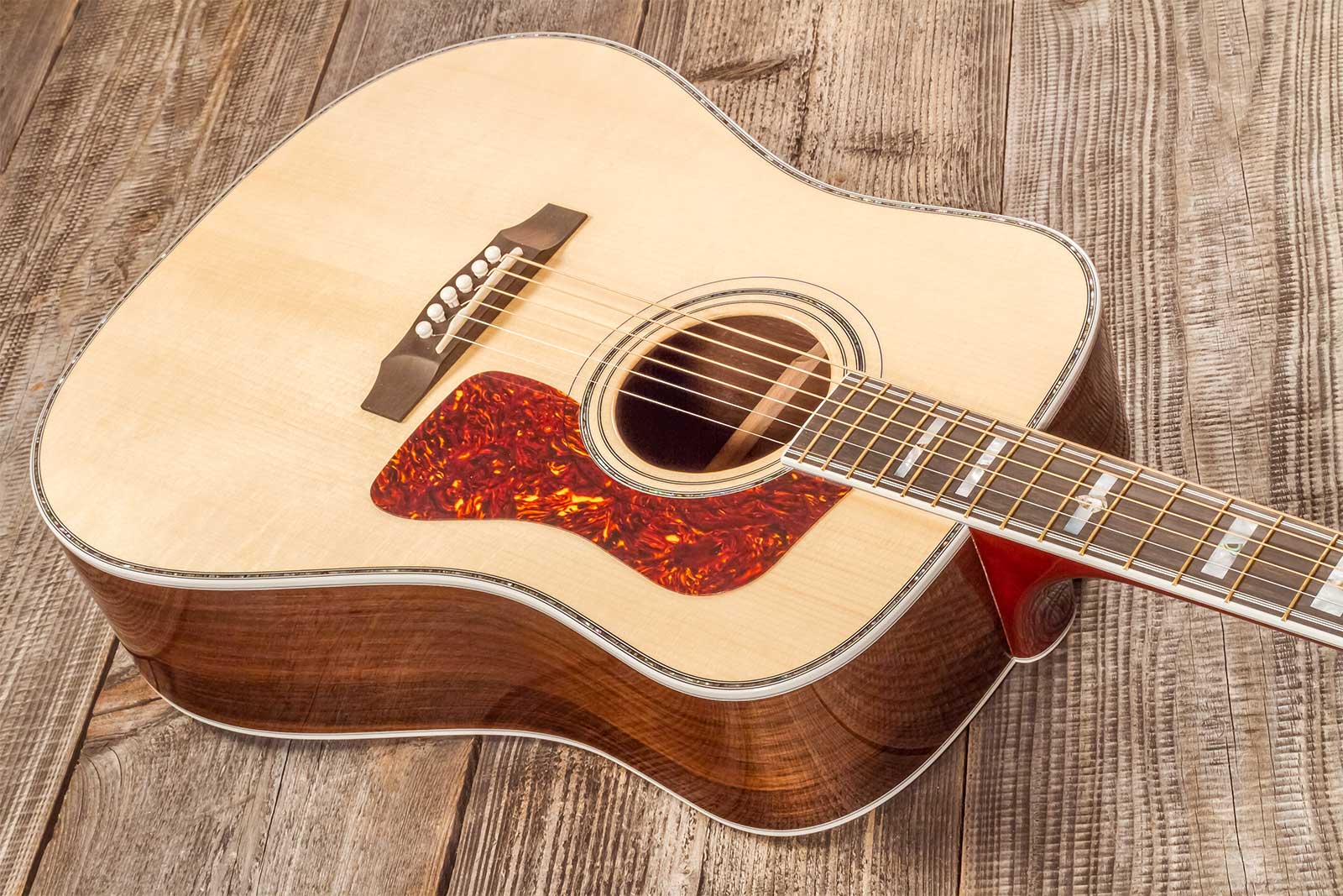 Guild D-55 70th Anniversary Gsr Ltd Usa Dreadnought Epicea Palissandre Rw #c231092 - Natural - Guitarra folk - Variation 3