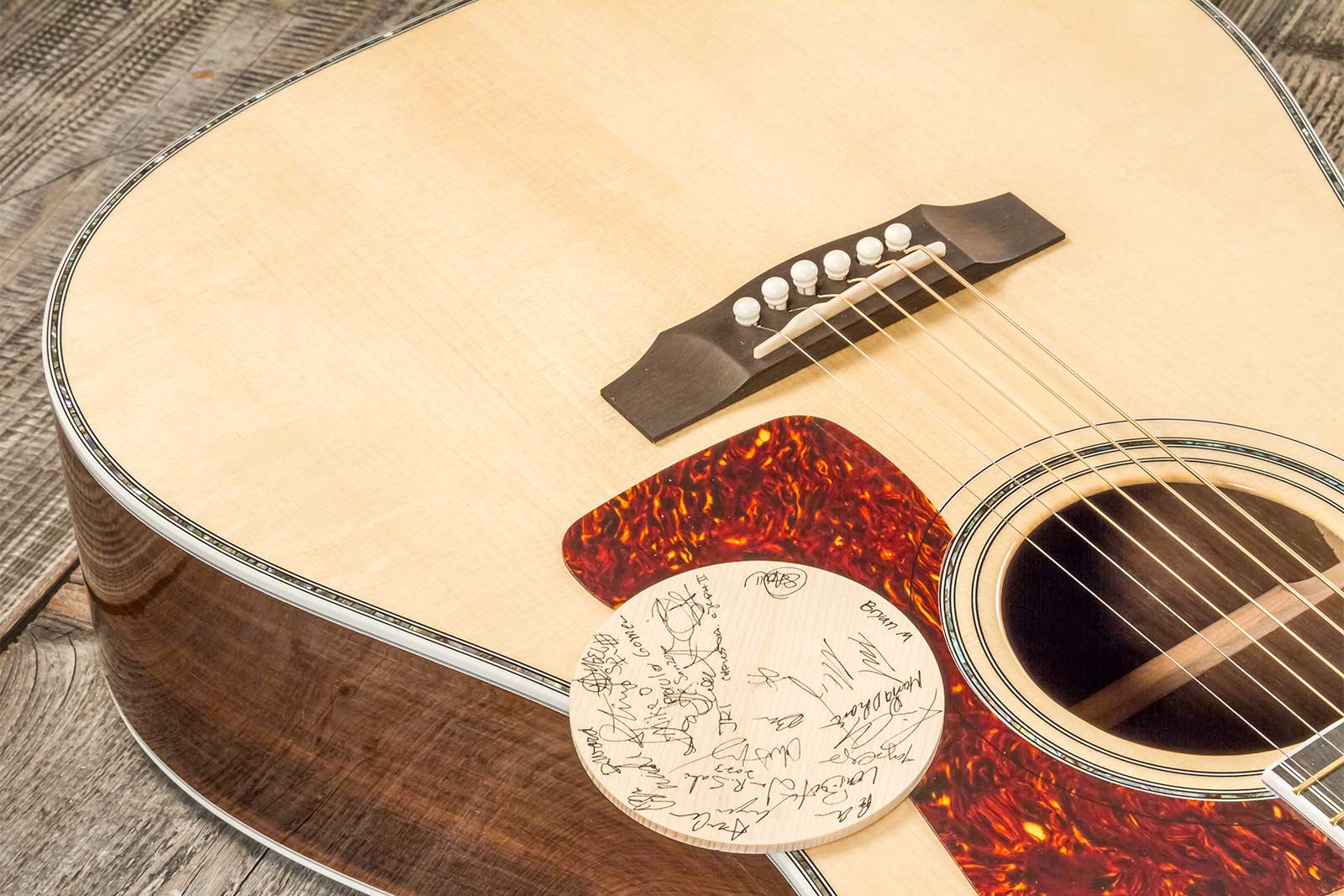 Guild D-55 70th Anniversary Gsr Ltd Usa Dreadnought Epicea Palissandre Rw #c231092 - Natural - Guitarra folk - Variation 5