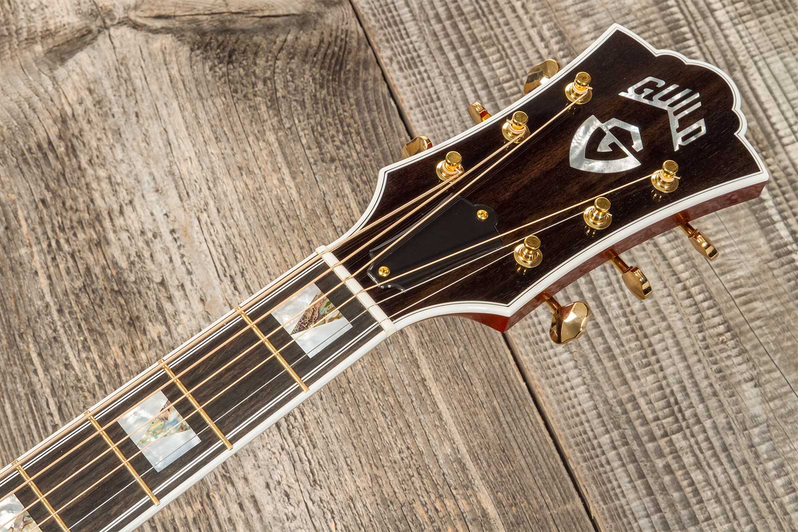 Guild D-55 70th Anniversary Gsr Ltd Usa Dreadnought Epicea Palissandre Rw #c231092 - Natural - Guitarra folk - Variation 8