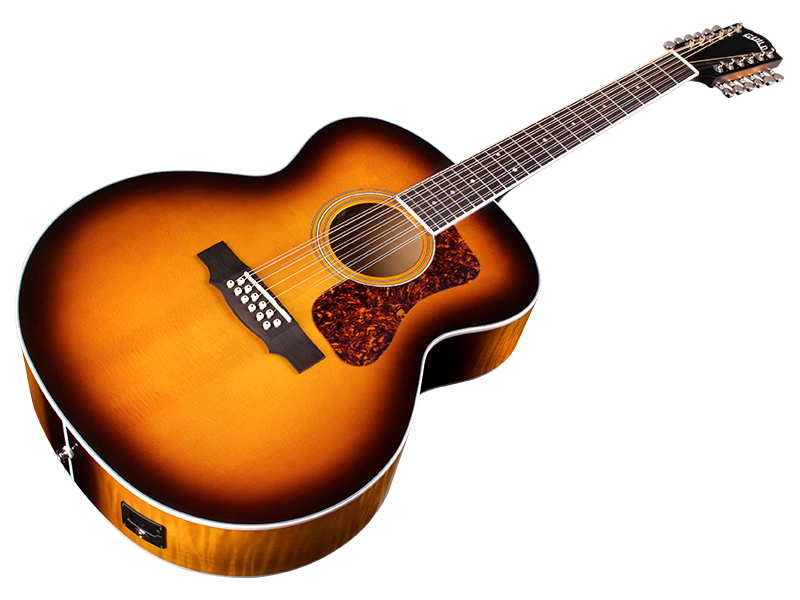 Guild F-2512e Deluxe Westerly Jumbo 12c Epicea Erable Pf - Antique Sunburst - Guitarra electro acustica - Variation 2