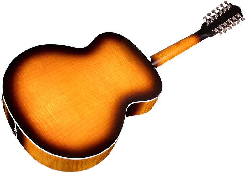 Guild F-2512e Deluxe Westerly Jumbo 12c Epicea Erable Pf - Antique Sunburst - Guitarra electro acustica - Variation 3