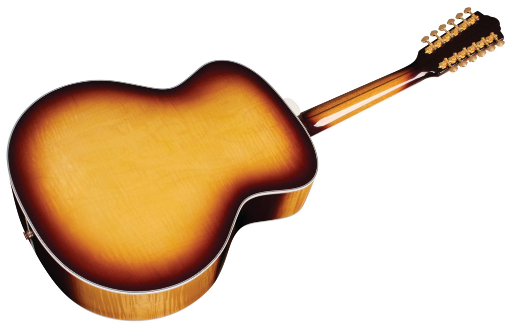 Guild F-512e Maple Usa Jumbo 12c Epicea Erable Eb - Antique Burst - Guitarra folk - Variation 3