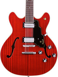 Guitarra eléctrica semi caja Guild Starfire IV ST-12 Newark ST - Cherry red