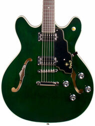 Guitarra eléctrica semi caja Guild Starfire IV ST Maple - Emerald green