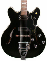 Guitarra eléctrica semi caja Guild Starfire V Bigsby - Black