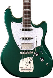 Guitarra electrica retro rock Guild Surfliner Deluxe - Evergreen metallic