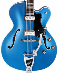 Guitarra eléctrica semi caja Guild X-175 Manhattan Special Newark ST - Malibu blue