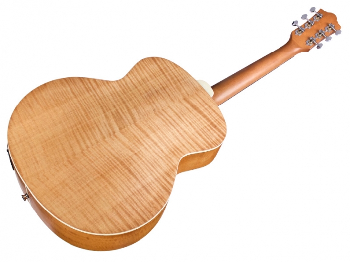 Guild Jumbo Junior Flamed Maple Westerly Epicea Erable Pf - Natural - Guitarra electro acustica - Variation 3