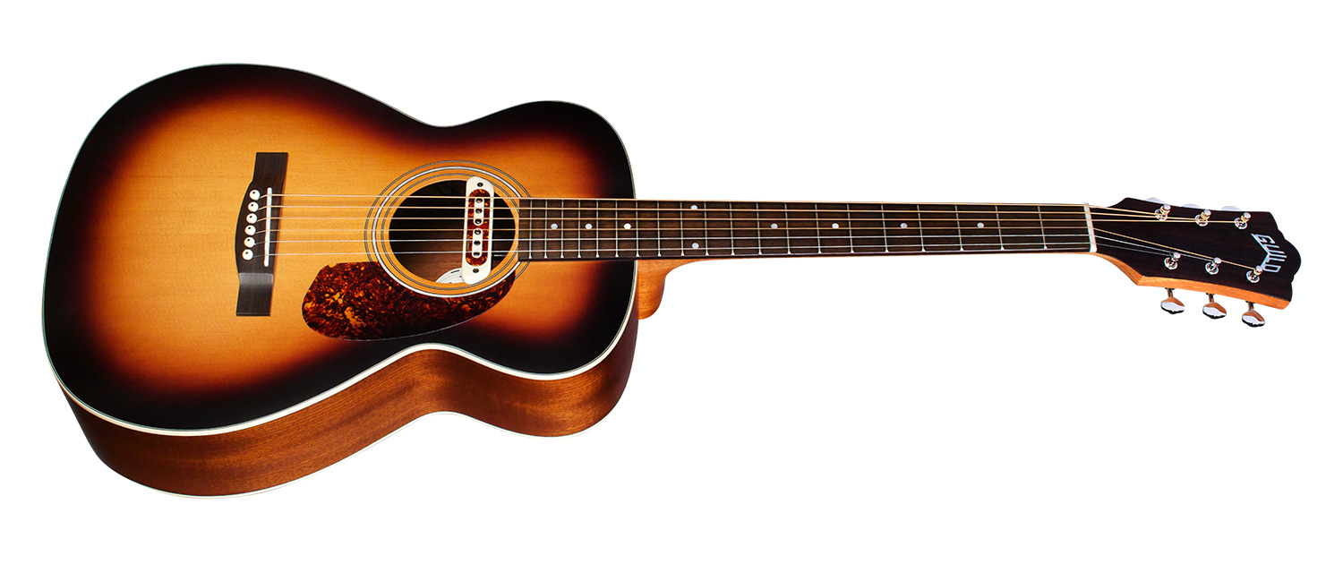 Guild M-240e Troubadour Westerly Concert Epicea Acajou - Vintage Sunburst - Guitarra electro acustica - Variation 1