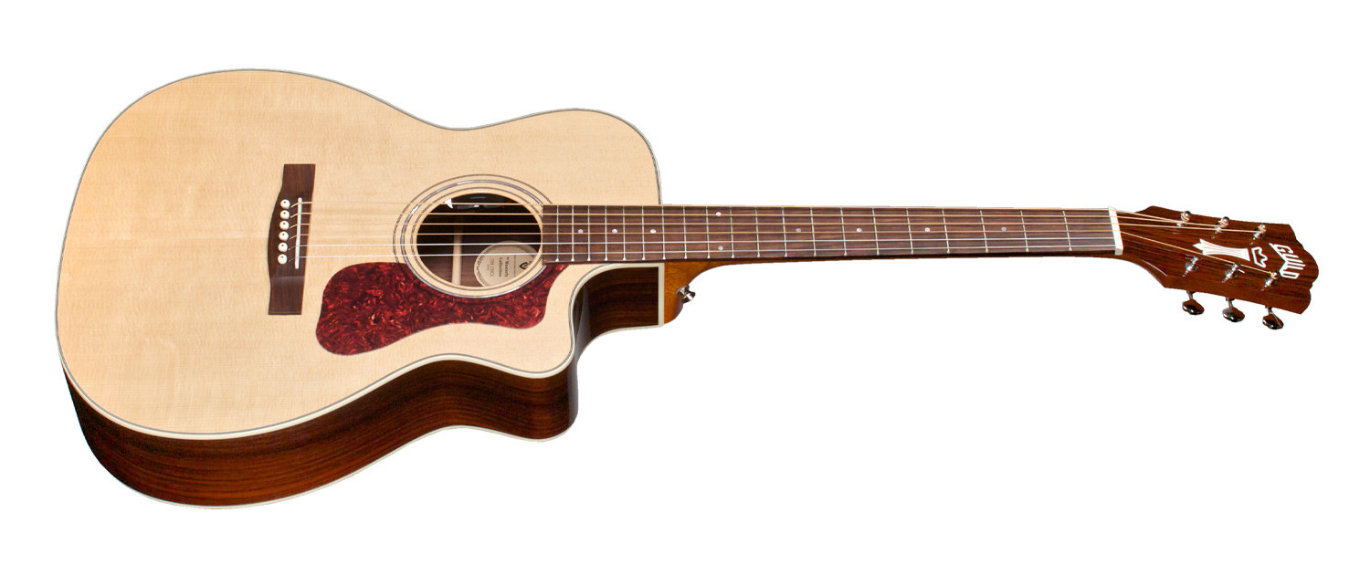 Guild Om-150ce Westerly Orchestra Cw Epicea Palissandre - Natural - Guitarra electro acustica - Variation 1