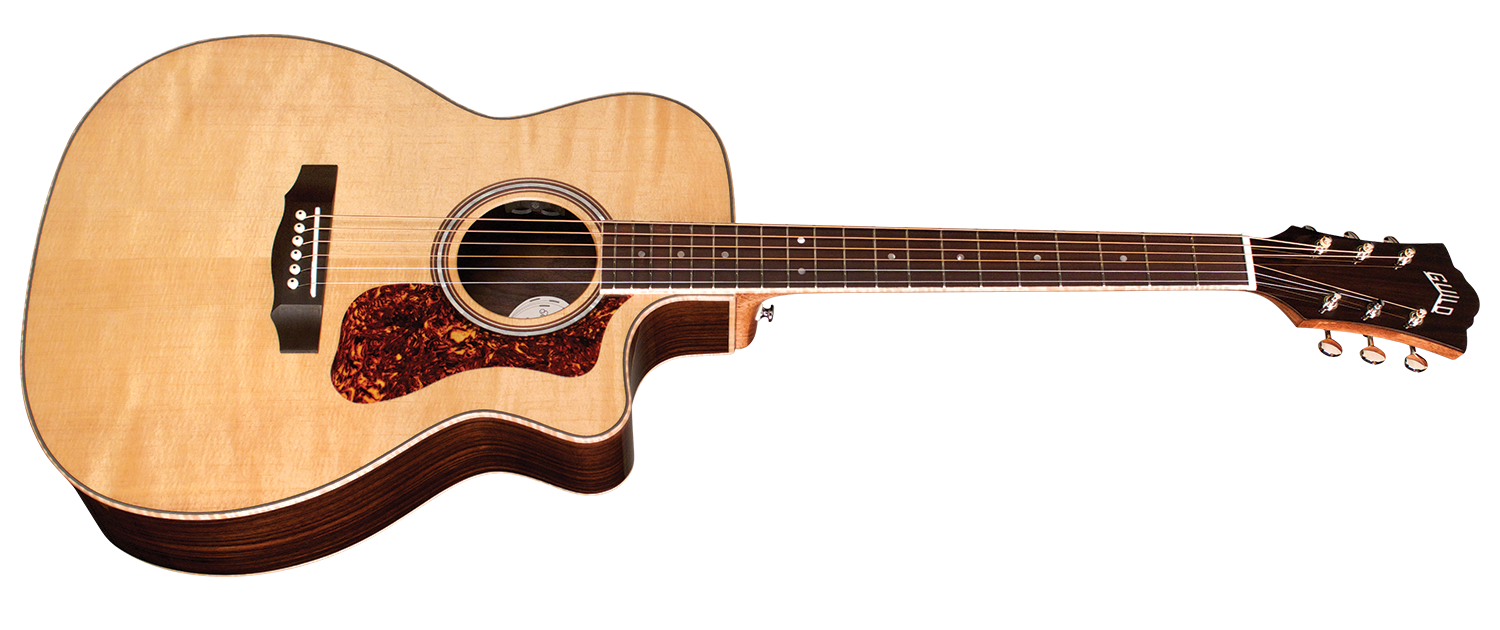 Guild Om-250ce Reserve Westerly Orchestra Cw Epicea Palissandre Pf - Natural - Guitarra electro acustica - Variation 1
