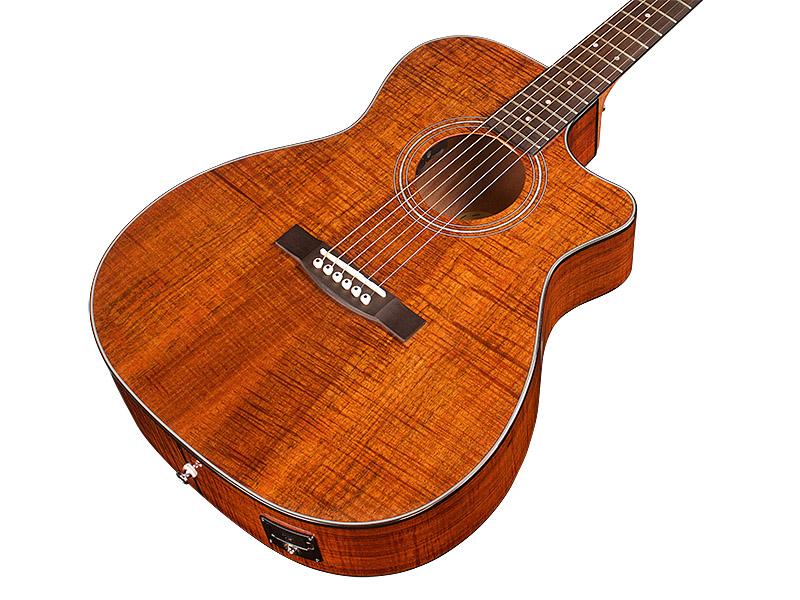 Guild Om-260ce Deluxe Westerly Orchestra Cw Tout Blackwood  Pf - Natural - Guitarra electro acustica - Variation 2