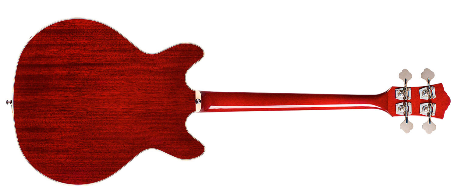 Guild Starfire Bass I Newark St Collection Rw - Cherry Red - Bajo eléctrico semi caja - Variation 1