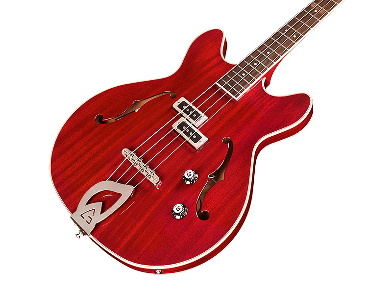 Guild Starfire Bass I Newark St Collection Rw - Cherry Red - Bajo eléctrico semi caja - Variation 2