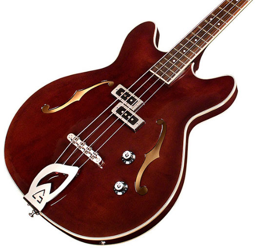 Guild Starfire Bass I Newark St Collection Rw - Vintage Walnut - Bajo eléctrico semi caja - Variation 2