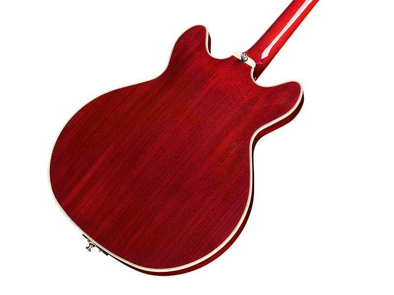 Guild Starfire Bass I Newark St Collection Rw - Cherry Red - Bajo eléctrico semi caja - Variation 3