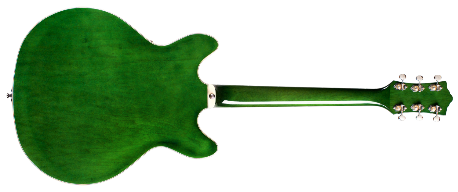Guild Starfire I Dc Newark St Hh Bigsby Rw - Emerald Green - Guitarra eléctrica semi caja - Variation 1
