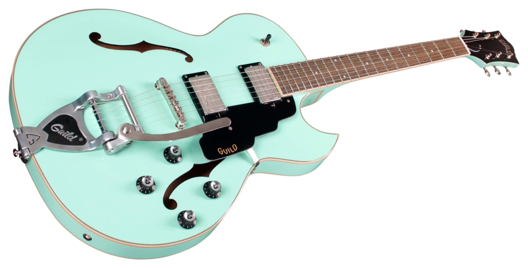 Guild Starfire I Sc Newark St Hh Bigsby Rw - Seafoam Green - Guitarra eléctrica semi caja - Variation 2