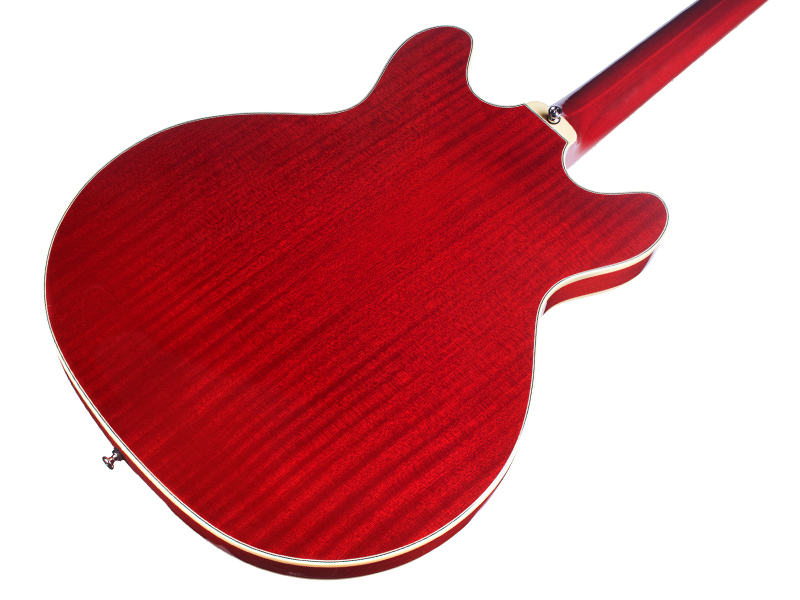 Guild Starfire Iv St-12 Newark St 12c 2h Ht Eb - Cherry Red - Guitarra eléctrica semi caja - Variation 3