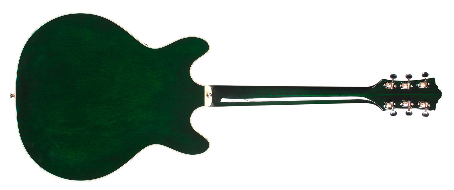 Guild Starfire Iv St Maple Newark St Hh Ht Rw - Emerald Green - Guitarra eléctrica semi caja - Variation 1