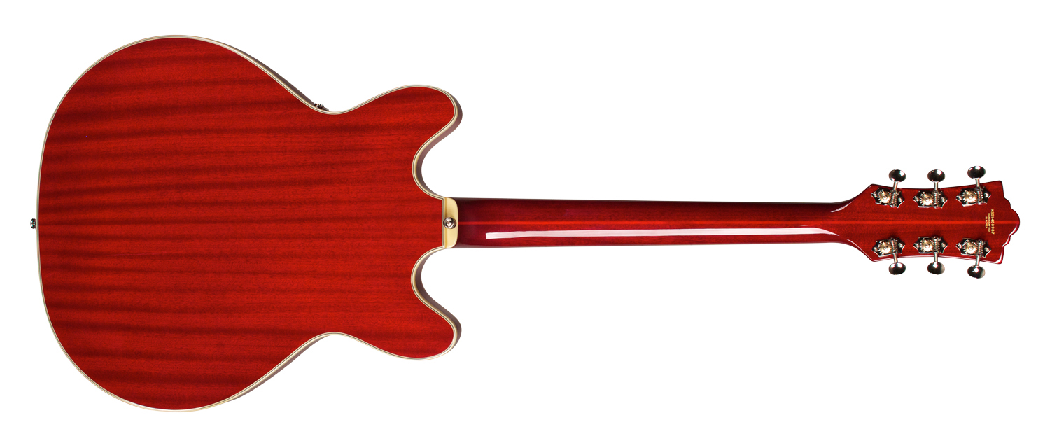 Guild Starfire V Newark St Hh Bigsby Rw - Cherry Red - Guitarra eléctrica semi caja - Variation 1