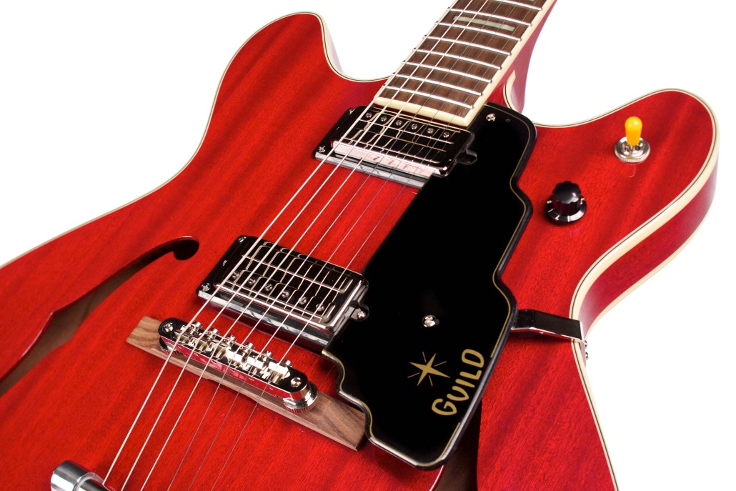 Guild Starfire V Newark St Hh Bigsby Rw - Cherry Red - Guitarra eléctrica semi caja - Variation 2