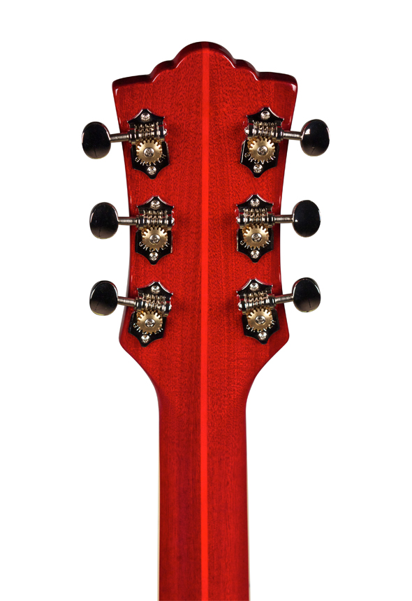 Guild Starfire V Newark St Hh Bigsby Rw - Cherry Red - Guitarra eléctrica semi caja - Variation 4