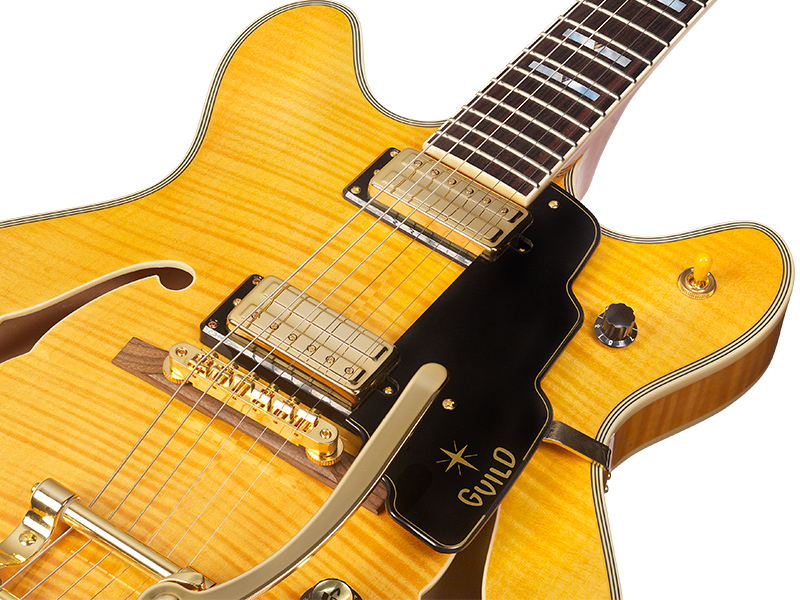 Guild Starfire Vi Newark St Hh Bigsby Rw - Natural - Guitarra eléctrica semi caja - Variation 3