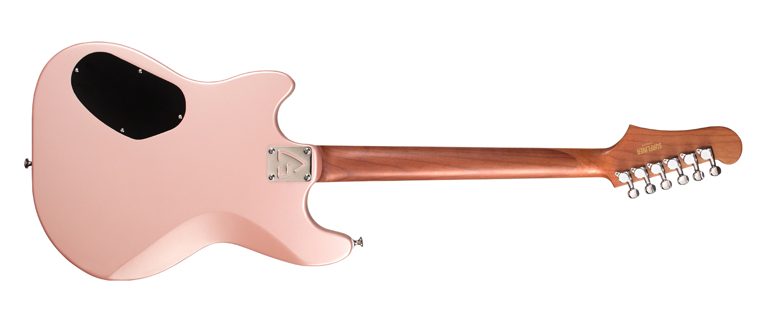 Guild Surfliner Deluxe Trem Hss Rw - Rose Quartz Metallic - Guitarra electrica retro rock - Variation 1