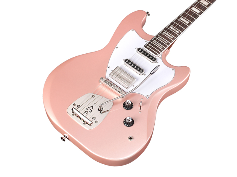 Guild Surfliner Deluxe Trem Hss Rw - Rose Quartz Metallic - Guitarra electrica retro rock - Variation 3