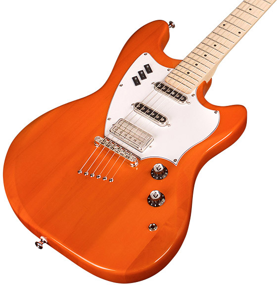 Guild Surfliner Newark St. Hss Ht Mn - Sunset Orange - Guitarra electrica retro rock - Variation 2