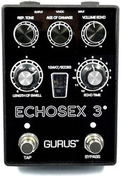 Pedal de reverb / delay / eco Gurus Echosex 3°