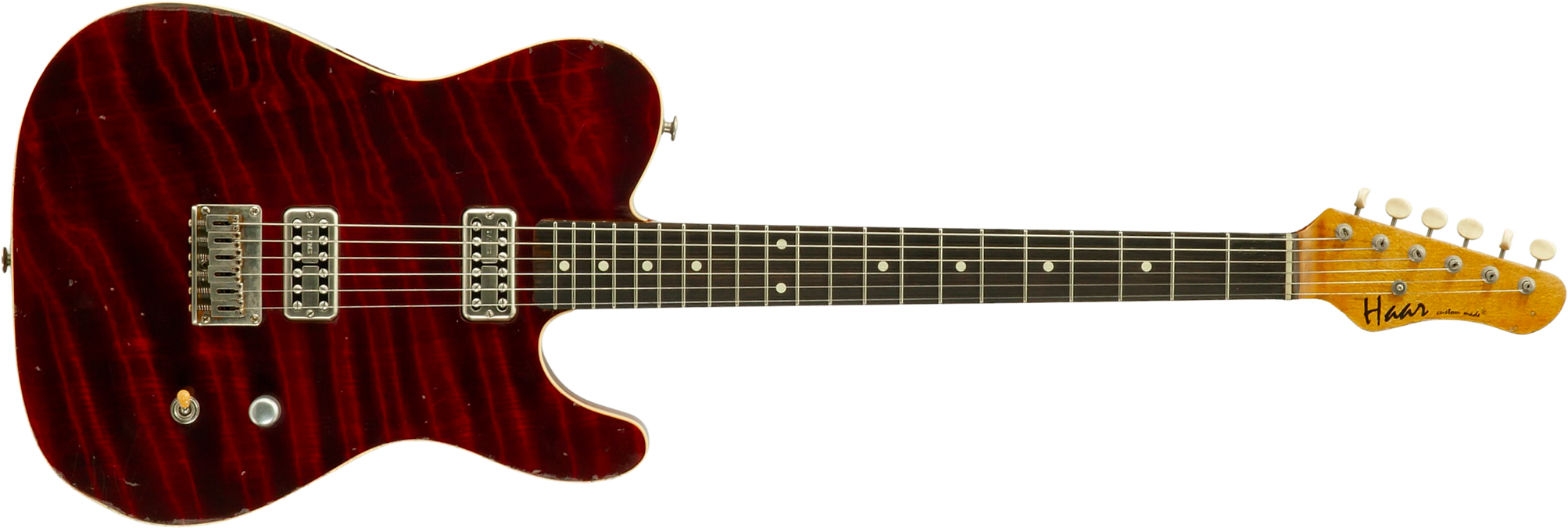 Haar Guitars Trad T Custom 2h Tv Jones Ht Rw #43524 - Aged Brown Natural - Guitarra eléctrica con forma de tel - Main picture