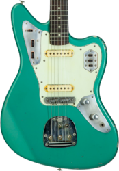 Guitarra electrica retro rock Haar guitars Trad JG #43594 - Aged Sherwood Green Metallic
