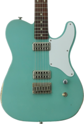 Guitarra eléctrica con forma de tel Haar guitars Trad T Custom #43519 - Aged Spring Green