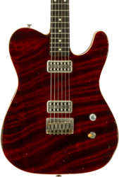 Guitarra eléctrica con forma de tel Haar guitars Trad T Custom #43524 - Aged Brown Natural
