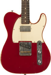 Guitarra eléctrica con forma de tel Haar guitars Trad T Custom #42271 - Aged burgundy