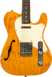 Guitarra eléctrica con forma de tel Haar guitars Trad T Thinline #42269 - Aged orange antique