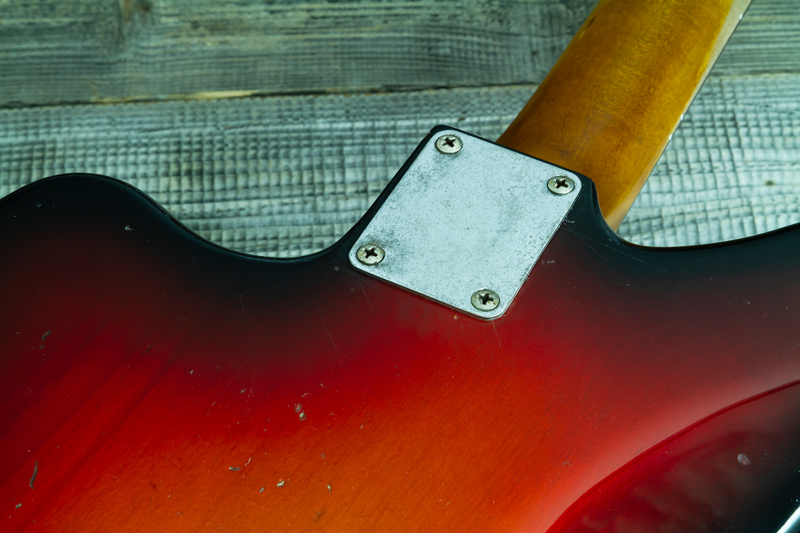 Haar Guitars Trad Jm 2s Fralin #43593 - Aged 3 Tone Sunburst - Guitarra electrica retro rock - Variation 9