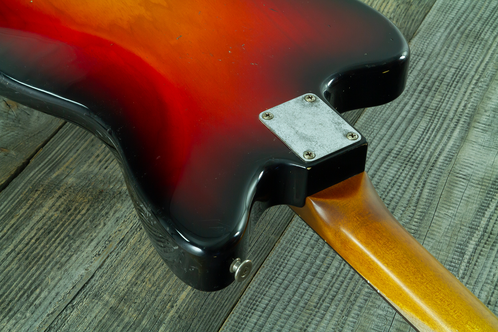 Haar Guitars Trad Jm 2s Fralin #43593 - Aged 3 Tone Sunburst - Guitarra electrica retro rock - Variation 10