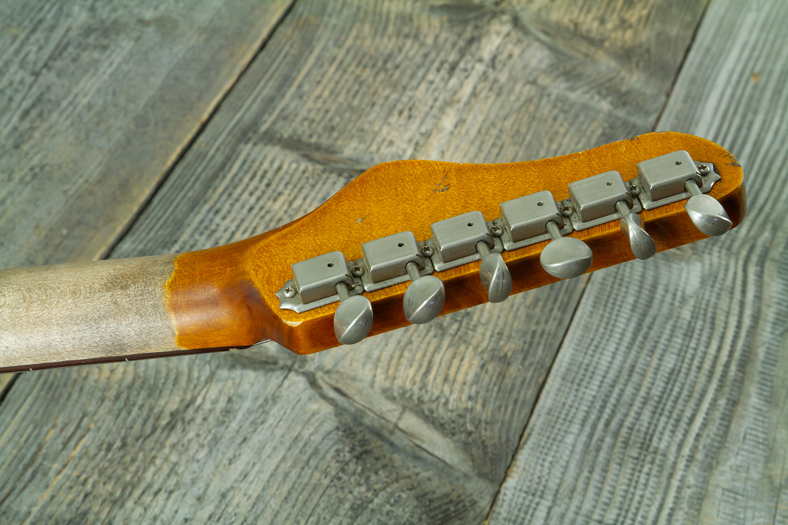 Haar Guitars Trad Jm 2s Fralin #43593 - Aged 3 Tone Sunburst - Guitarra electrica retro rock - Variation 13